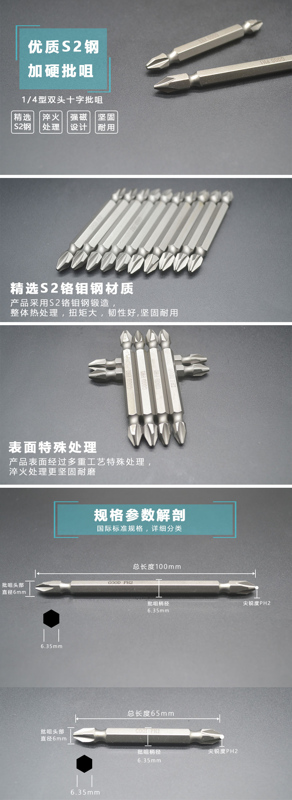 雙頭十字批頭